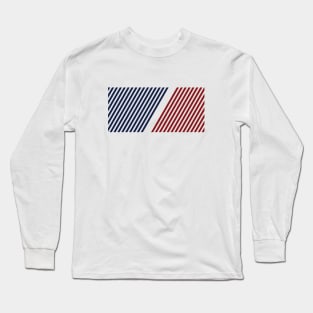 Red Blue Long Sleeve T-Shirt